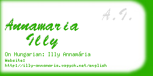 annamaria illy business card